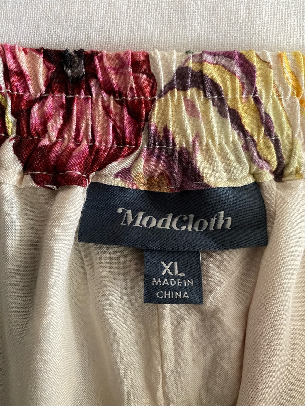 ModCloth Fall Colourful Pumpkins Gourds Print Midi Skirt Full gathered Size XL - Picture 4 of 13